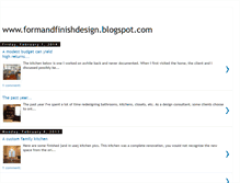 Tablet Screenshot of formandfinishdesign.blogspot.com