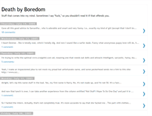 Tablet Screenshot of deathbyboredom.blogspot.com