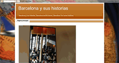 Desktop Screenshot of barcelonaysushistorias.blogspot.com
