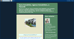 Desktop Screenshot of dynaimmobilier.blogspot.com