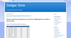 Desktop Screenshot of dodgersims.blogspot.com