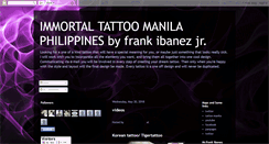 Desktop Screenshot of franktattoo.blogspot.com