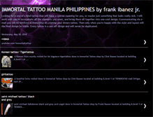 Tablet Screenshot of franktattoo.blogspot.com