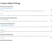 Tablet Screenshot of creativerebelwritings.blogspot.com