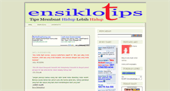 Desktop Screenshot of ensiklotips.blogspot.com