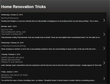 Tablet Screenshot of homerenovationtricks.blogspot.com