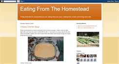 Desktop Screenshot of eatingfromthehomestead.blogspot.com