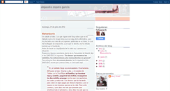 Desktop Screenshot of alejandroceperogarcia.blogspot.com