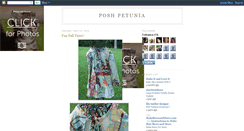 Desktop Screenshot of poshpetunia.blogspot.com