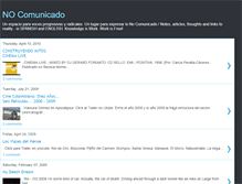 Tablet Screenshot of nocomunicado.blogspot.com