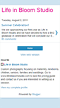 Mobile Screenshot of lifeinbloomstudio.blogspot.com