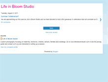 Tablet Screenshot of lifeinbloomstudio.blogspot.com