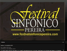 Tablet Screenshot of festivalsinfonicopereira.blogspot.com