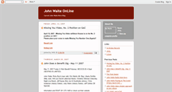 Desktop Screenshot of johnwaiteonline.blogspot.com