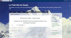 Desktop Screenshot of nid-de-sauze.blogspot.com