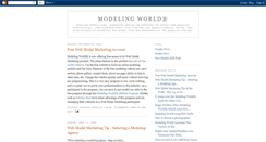 Desktop Screenshot of modeling-world.blogspot.com