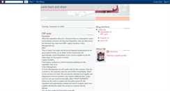 Desktop Screenshot of comelearnandshare.blogspot.com