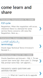 Mobile Screenshot of comelearnandshare.blogspot.com