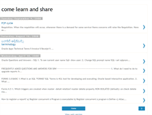 Tablet Screenshot of comelearnandshare.blogspot.com