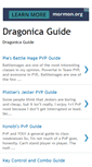 Mobile Screenshot of dragonica-guide.blogspot.com