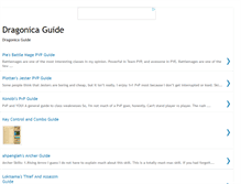 Tablet Screenshot of dragonica-guide.blogspot.com