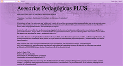 Desktop Screenshot of pedagogiaplus.blogspot.com