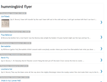 Tablet Screenshot of hummingbirdflyer.blogspot.com