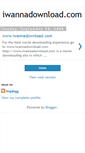 Mobile Screenshot of iwannadownloadmovies.blogspot.com