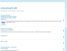 Tablet Screenshot of disconnectdot.blogspot.com