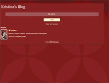 Tablet Screenshot of kristinascott.blogspot.com