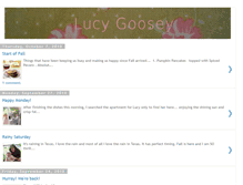 Tablet Screenshot of lucygooseyblog.blogspot.com