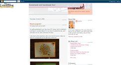 Desktop Screenshot of homemadehandmadefun.blogspot.com