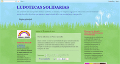 Desktop Screenshot of ludotecassolidarias.blogspot.com