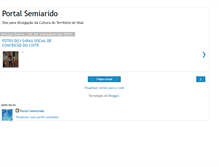 Tablet Screenshot of portalsemiarido.blogspot.com