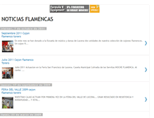Tablet Screenshot of noticiascajonflamencotorero.blogspot.com