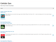 Tablet Screenshot of cekidot-gan.blogspot.com