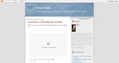 Desktop Screenshot of iheartvodka.blogspot.com