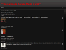 Tablet Screenshot of comunidadesambamariacursi.blogspot.com