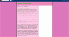 Desktop Screenshot of organicbeautynow.blogspot.com