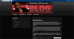 Desktop Screenshot of darrendurhamblog.blogspot.com