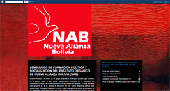 Desktop Screenshot of nuevaalianzabolivia.blogspot.com