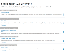 Tablet Screenshot of darlasworld.blogspot.com