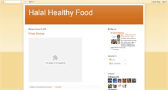 Desktop Screenshot of halalhealthyfood.blogspot.com
