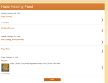 Tablet Screenshot of halalhealthyfood.blogspot.com