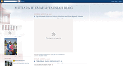 Desktop Screenshot of mutiara-tausiah.blogspot.com