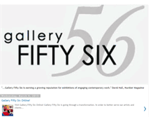 Tablet Screenshot of galleryfiftysix.blogspot.com