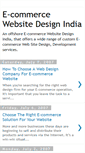 Mobile Screenshot of ecommercewebsitedesignindia.blogspot.com