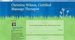 Desktop Screenshot of cwilsonmassage.blogspot.com