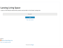 Tablet Screenshot of lansinglivingspace.blogspot.com