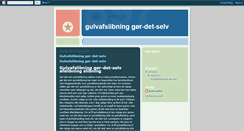 Desktop Screenshot of gulvafslibninggordetselv.blogspot.com